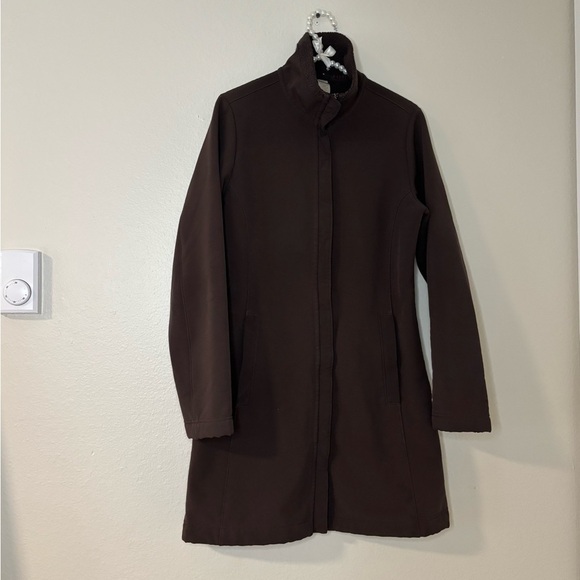Patagonia Women Brown Long Au Train Fleece Coat - Picture 10 of 12